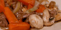 Beef with Mushroom Chinese Food