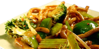 Vegetable Shanghai Chow Mein Chinese Food