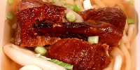 BBQ Duck Noodle Soup (double serving) Chinese Food