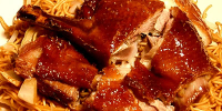 BBQ Duck with oyster sauce Lo Mein Chinese Food