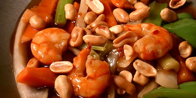 Kung Bo Shrimps Chinese Food