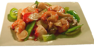 Mixed Seafood Chinese Food