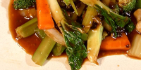 Mixed Vegetables in Black Bean Sauce Chinese Food