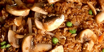 Mushroom Fried Rice Chinese Food
