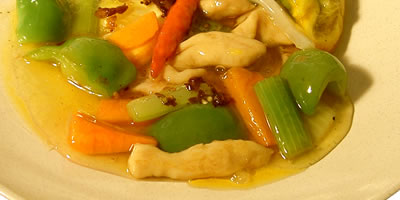 Orange Chicken Chinese Food