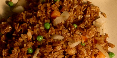 Plain Fried Rice Chinese Food