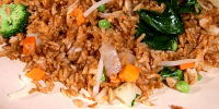 Vegetable Fried Rice Chinese Food
